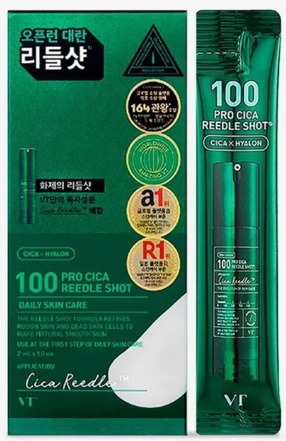 VT COSMETICS Pro Cica Reedle Shot 100 SET 2 ml * 10 pcs - Feel You