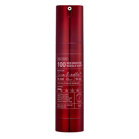 VT COSMETICS Red Booster Reedle Shot 100 Antioxidant Anti-Aging Serum Booster with Microneedles, 50 ml - Feel You