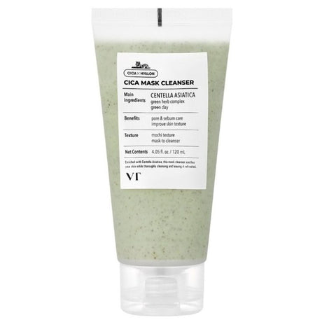 VT Cosmetics - Cica Mask Cleanser, 120ml - Feel You
