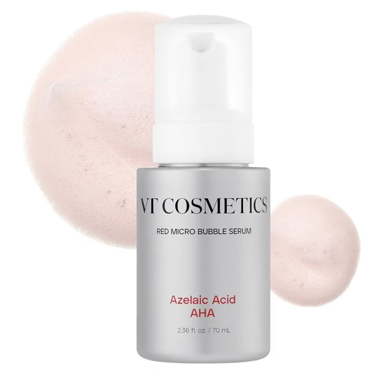 VT Cosmetics - Micro Bubble Red Serum, Azelaic Acid AHA, 70ml - Feel You