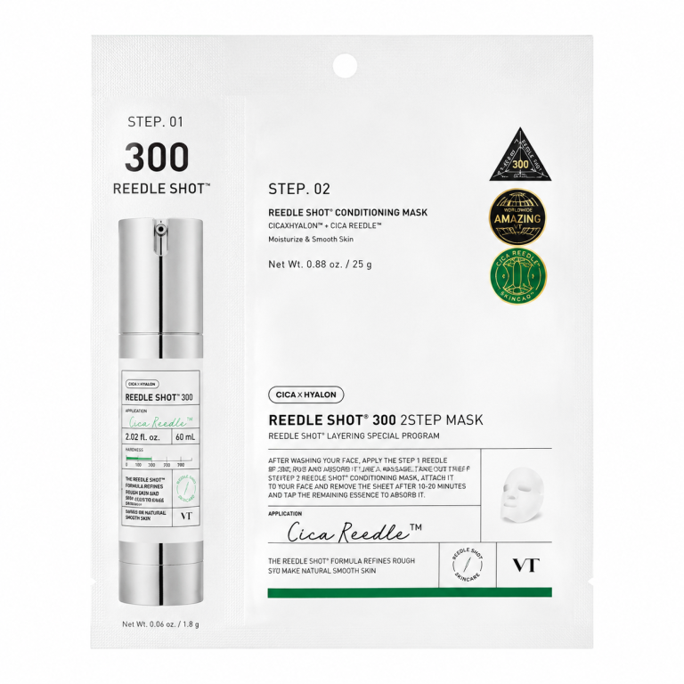 VT Cosmetics - Reedle Shot 300 2Step Mask, 5 sheets - Feel You
