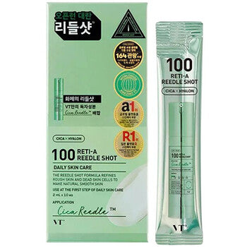 VT Cosmetics - Reti-A Reedle Shot 100 Serum Set - Dárková sada - 2ml - Feel You