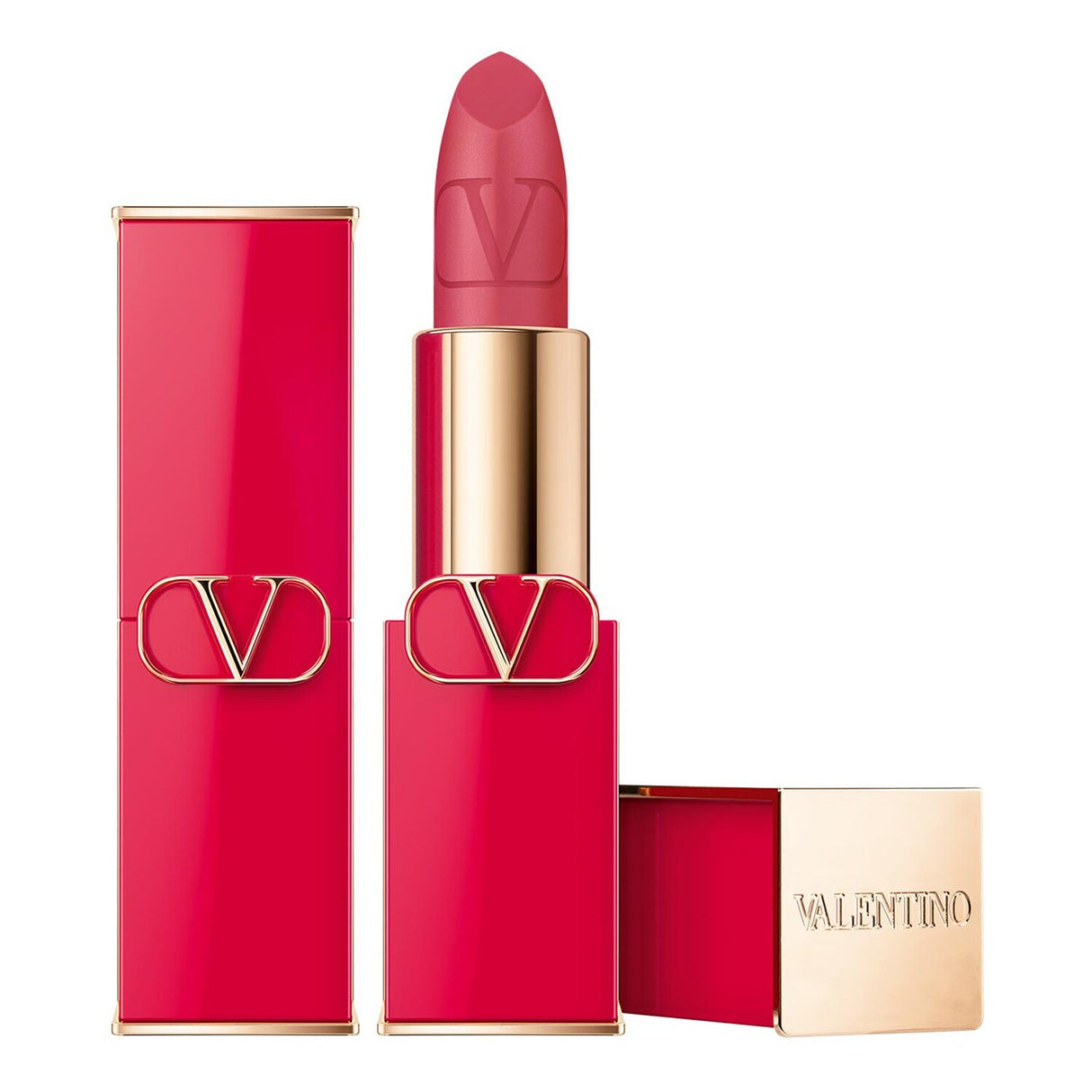 Valentino, Rosso, Matte, Cream Lipstick, 102R, Refillable, 3.5 g - Feel You