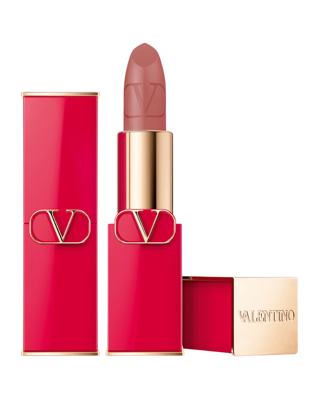 Valentino, Rosso, Matte, Cream Lipstick, 123R, Refillable, 3.5 g - Feel You
