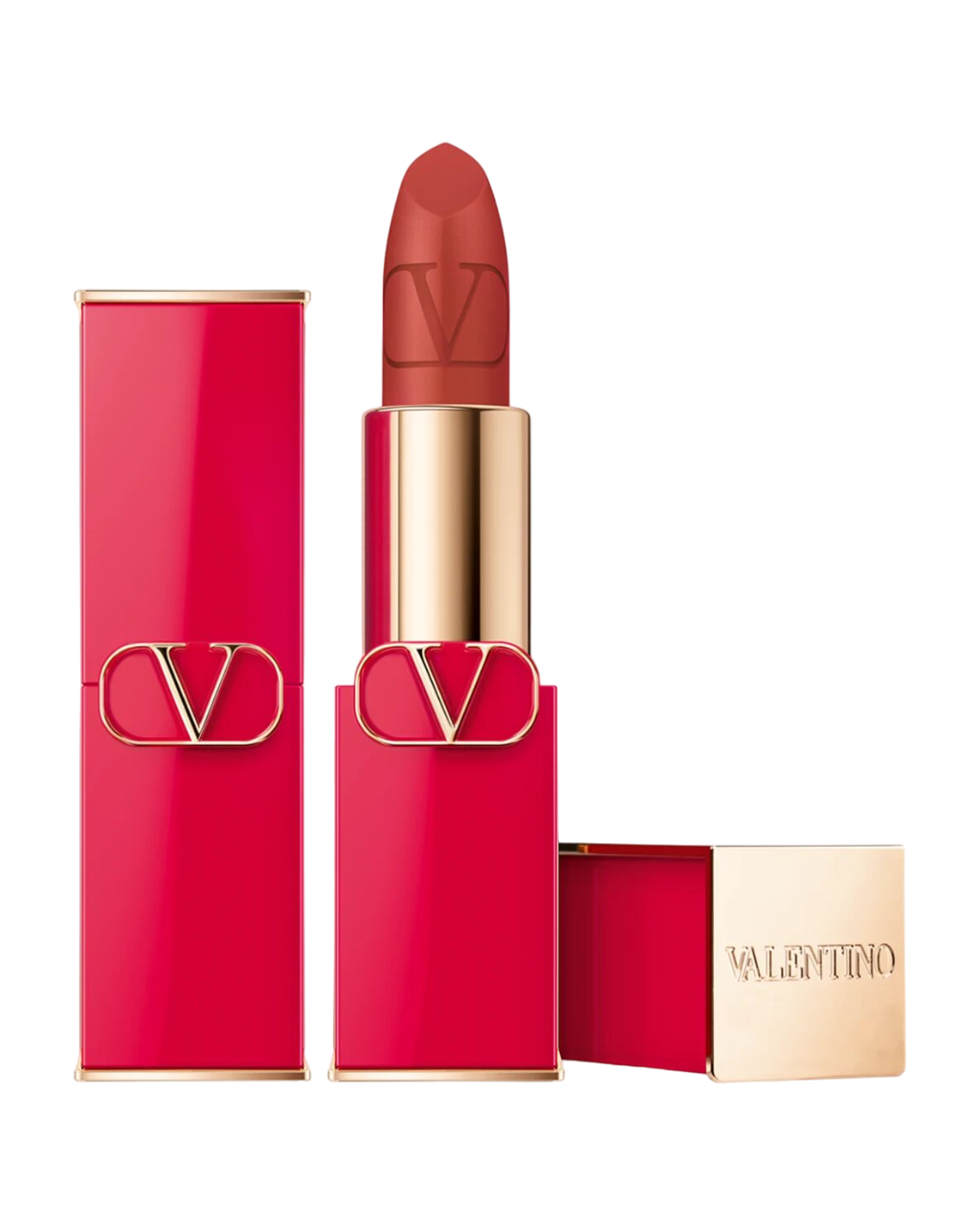 Valentino, Rosso, Matte, Cream Lipstick, 409A, Refillable, 3.5 g - Feel You