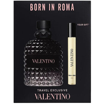 Valentino - Valentino Uomo Born In Roma Gift Set EDT 100 ml and EDT 10 ml - 100ml - Feel You