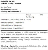 Valerian 337 mg - 60 капсули - Feel You