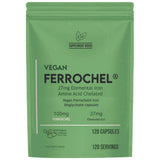 Vegan Ferrochel | Chelated Iron 27 mg - 120 капсули - Feel You
