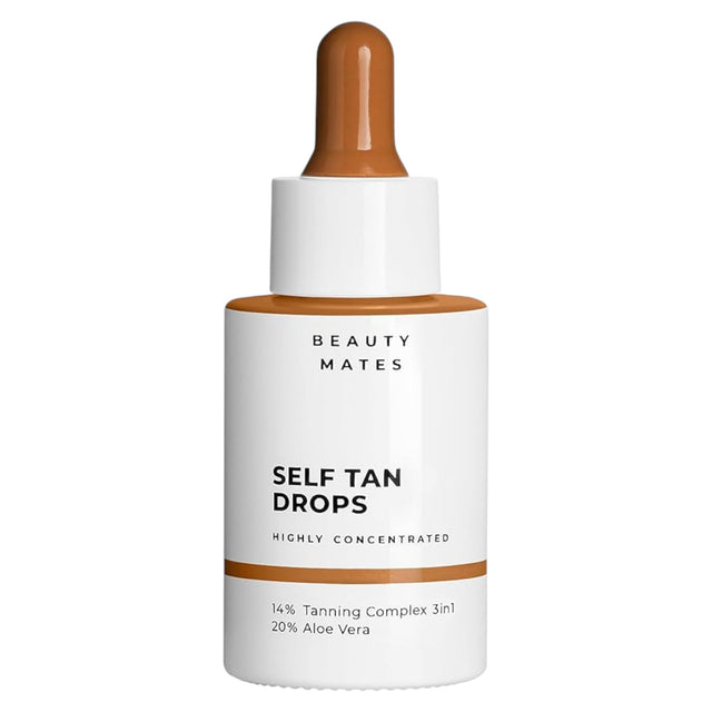 Vegan Tan, Dark Tan, Hydrate, Self-Tanning Drops, For Face, 30 ml - Feel You