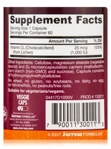 Vegan Vitamin D3 1000 IU 60 капсули - Feel You