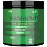 Veggie-Might | 3 in 1 Complete Formula ~ Greens & Multi Vitamin & Probiotic - 180 грама - Feel You