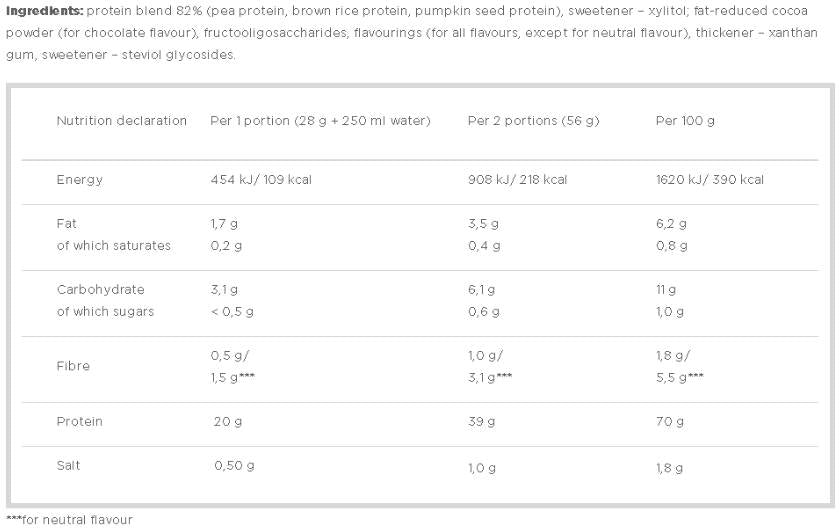 Veggie Protein Complex / Vegan - 500 грама - Feel You