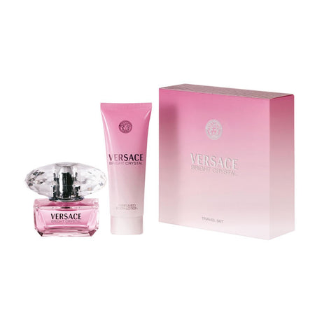 Versace Bright Crystal Eau De Toilette Spray 50ml Set 2 Pieces - Feel You