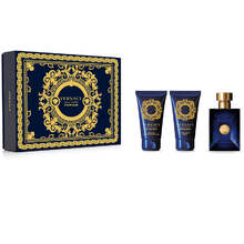 Versace - Dylan Blue Gift Set EDT 50 ml, Shower Gel Dylan Blue 50 ml and Balm after Shave Dylan Blue 50 ml - 50ml - Feel You