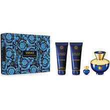 Versace - Dylan Blue pour Femme Gift set EDP 100 ml, body lotion 100 ml, shower gel 100 ml and miniature EDP 5 ml - 100ml - Feel You
