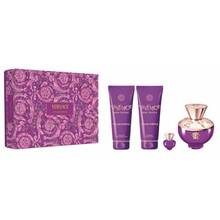 Versace - Dylan Purple pour Femme Gift Set EDP 100 ml, shower gel 100 ml, body lotion 100 ml and miniature EDP 5 ml - 100ml - Feel You