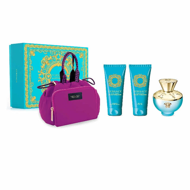 Versace Dylan Torquoise Eau De Toilette Spray 100ml Set 4 Pieces - Feel You