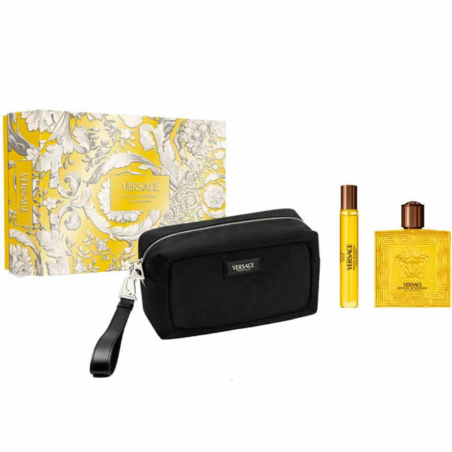 Versace Eros Energy Pour Homme Eau De Parfum Spray 100ml Set 3 Pieces - Feel You