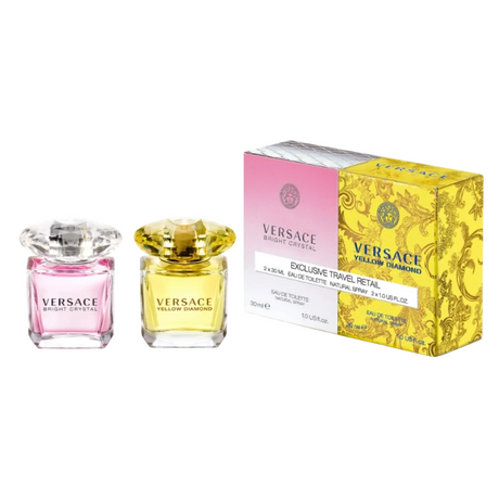 Versace - Exclusive Travel Retail Gift set Bright Crystal EDT 30 ml and Yellow Diamond EDT 30 ml - 30ml - Feel You