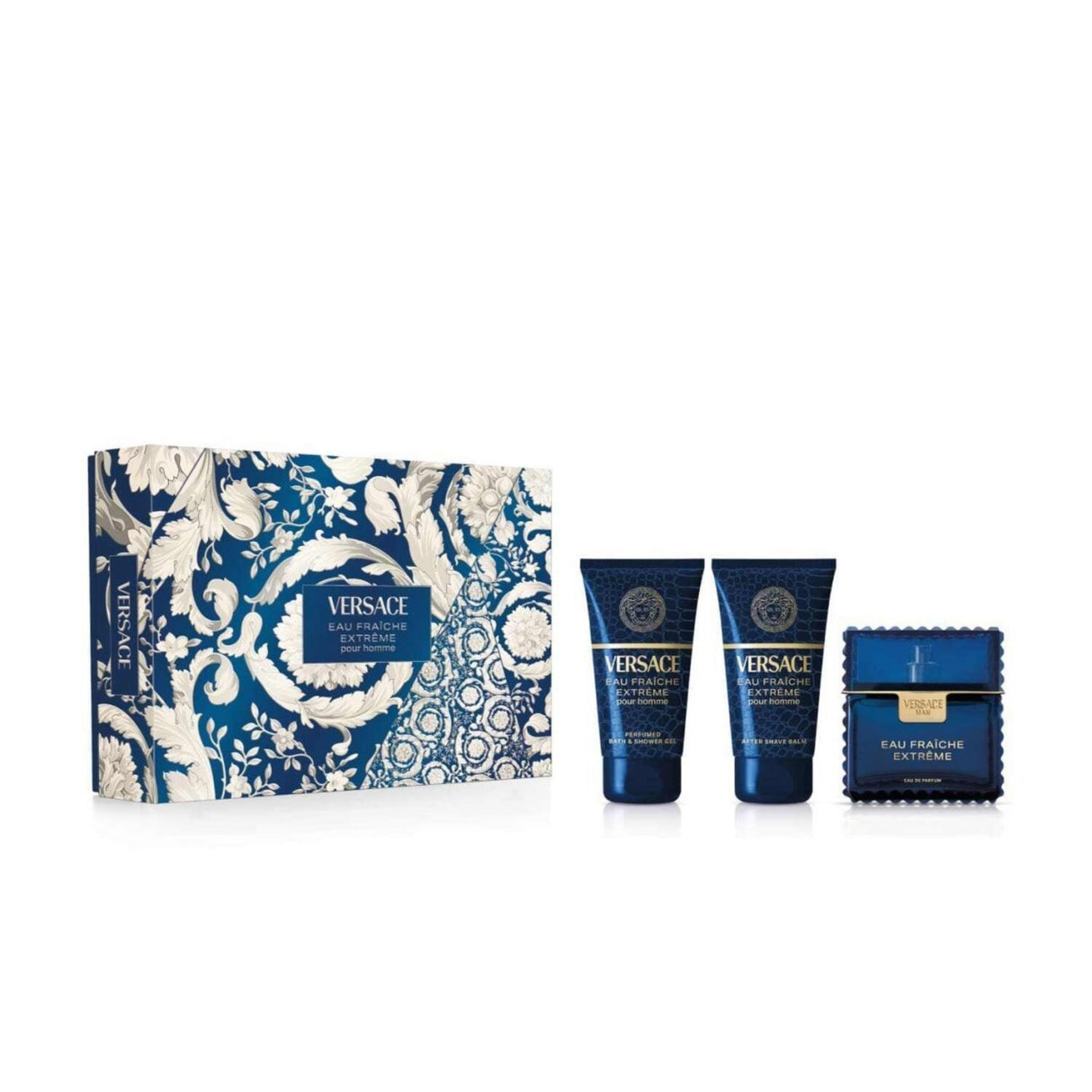 Versace - Man Eau Fraiche Extreme Dárková sada EDP 50 ml, sprchový gel 50 ml a balzám po holení 50 ml - 50ml - Feel You