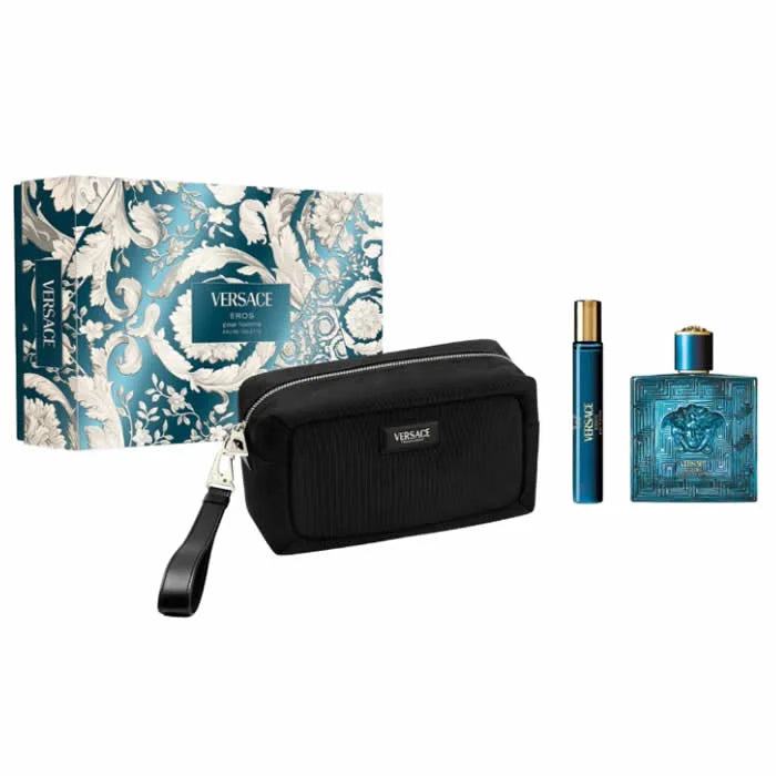 Versace - Man Eau Fraiche SET EDT 100 ml + EDT 10 ml + Cosmetic Bag - 100ml - Feel You
