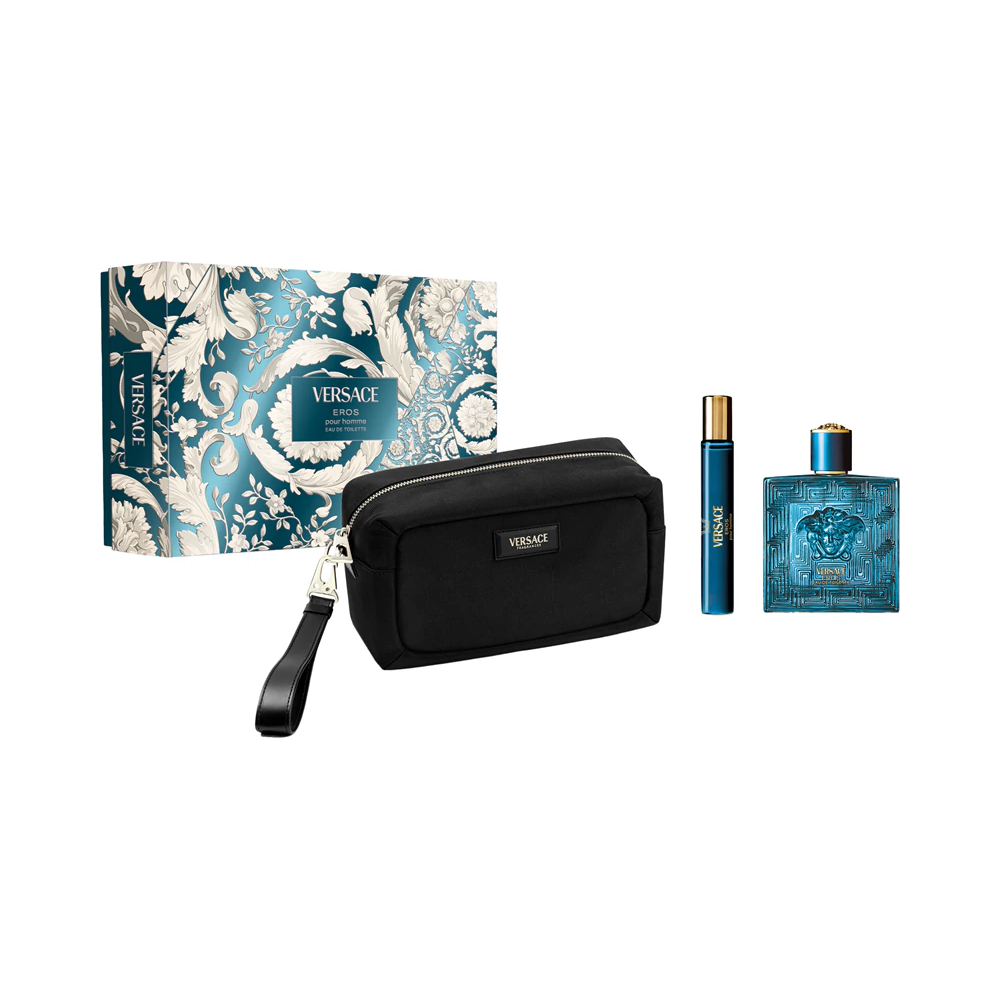 Versace - Man Eau Fraiche SET EDT 100 ml + EDT 10 ml + Cosmetic Bag - 100ml - Feel You