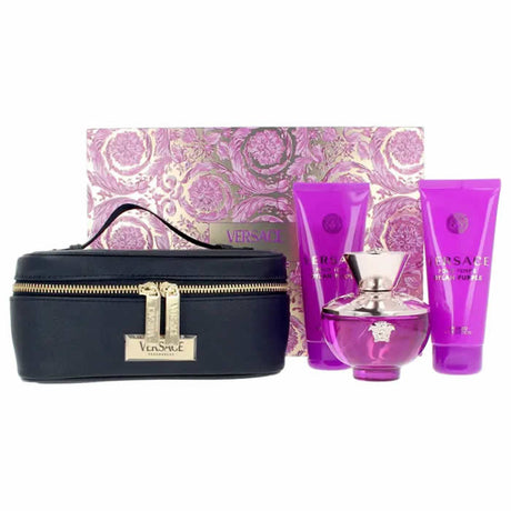 Versace Pour Femme Dylan Purple Eau De Parfum Spray 100ml Set 4 Pieces - Feel You