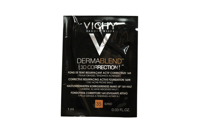 Vichy, DERMABLEND, Colour Correcting, Liquid Foundation, 35, Sand, 1 ml *Sample - Feel You