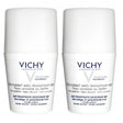 Vichy - Deodorant Antiperspirant 48h ( 2 pcs ) - Roll-on 48 hour deodorant for sensitive and irritated skin - 50ml - Feel You