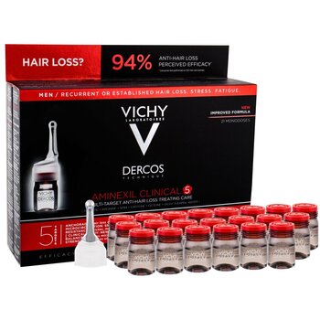 Vichy - Dercos Aminexil Clinical 5 - Multi-purpose anti-hair loss treatment for men - 21.0ks - Feel You
