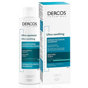 Vichy - Dercos Ultra smoothing Shampoo ( Normal and Oily Hair) - 200ml - Feel You