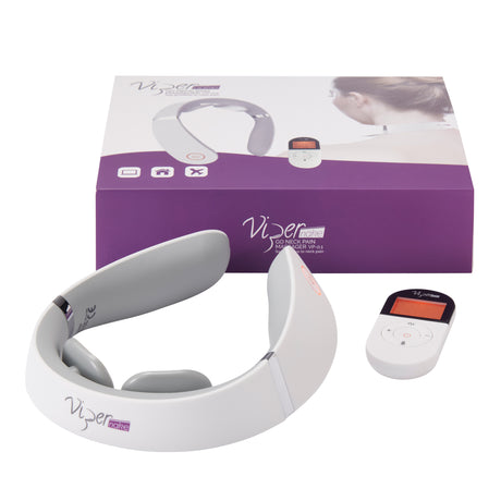 ViperPharm, Vipernake Go Neck Pain, Wireless With An Ergonomic Design, Massagers, For Neck, Vp-0.1, White, Unisex, Adult - Feel You