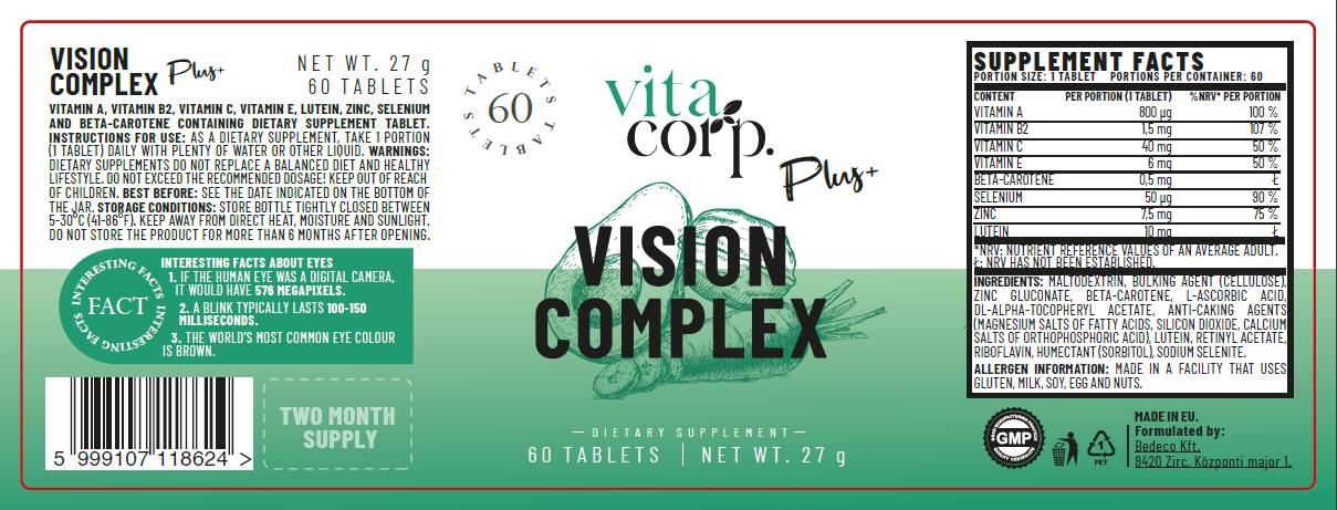 Vision Complex | Eye Health Formula - 60 Таблетки - Feel You