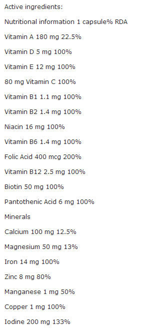 Vita-Min Plus Mama 30 Caps. - Feel You