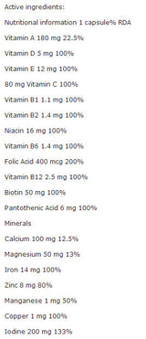 Vita-Min Plus Mama 30 Caps. - Feel You