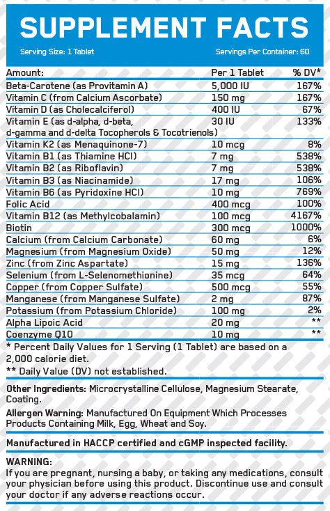 Vita Sport+ Multivitamins / 60 Tabs - Feel You
