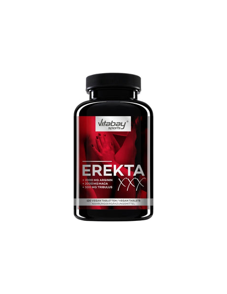 Vitabay – EREKTA XXX – 2000 mg Аргинин, 2000 mg Мака, 500 mg Трибулус – Веган таблетки 120 бр - Feel You