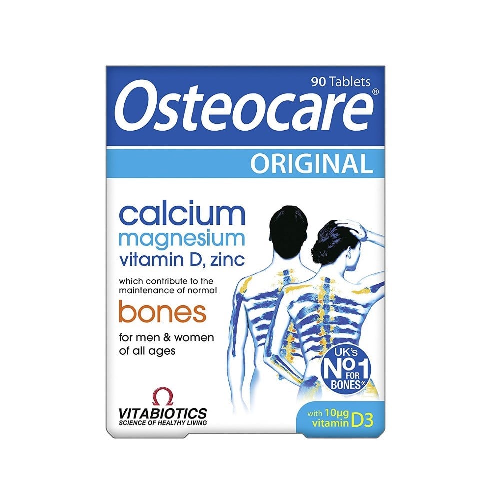 Vitabiotics, Osteocare Original, Vitamin D, Magneziu, Zinc & Calciu, Maintaining A Healthy Skeletal System, Vitamins, 90 capsules - Feel You