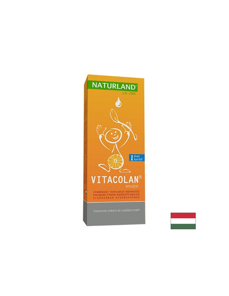 Vitacolan – Мултивитамини за деца над 1 година, 250 ml сироп с вкус на портокал - Feel You