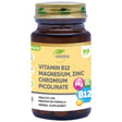 Vitamin B12, Magnesium, Zinc & Chromium Picolinate - 90 Таблетки - Feel You