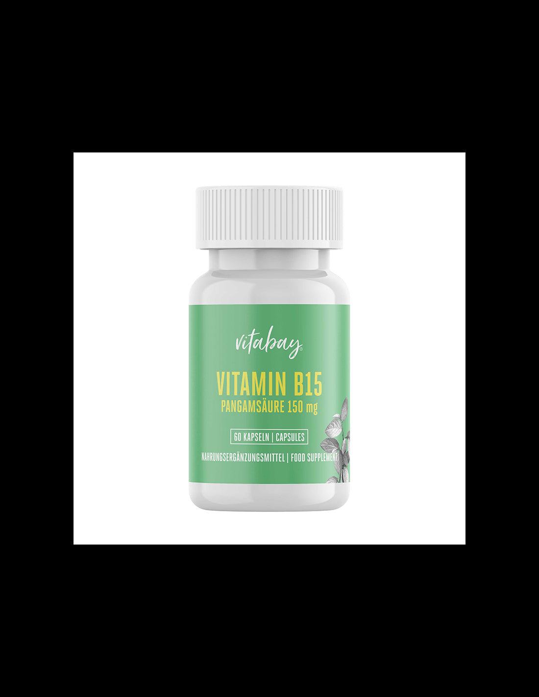 Vitamin B15 / Витамин В15 (Пангамова киселина), 60 капсули - Feel You