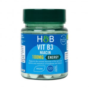 Ниацин (Vitamin B3) 100mg 100 таблетки, H&B - Feel You