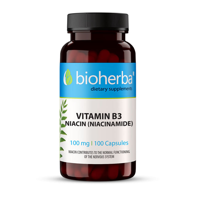 Vitamin B3 | Niacin 100 mg - 100 капсули - Feel You