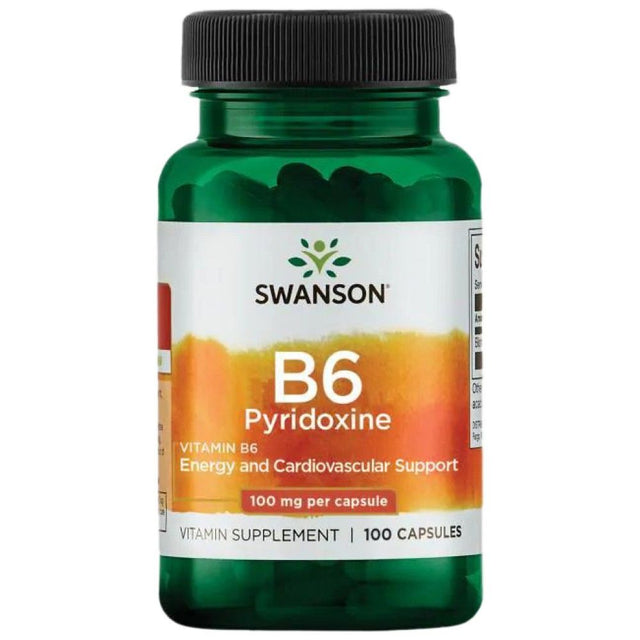 Vitamin B6 100 mg / Pyridoxine - 100 капсули - Feel You