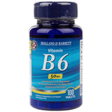 Vitamin B6 / Pyridoxine 50 mg - 100 Таблетки - Feel You