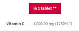 Vitamin C 1000 Sport Endurance | Effervescent - 20 разтворими таблетки - Feel You
