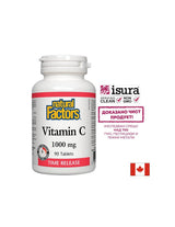 Vitamin C/ Витамин С 1000 mg и Биофлавони х 90 таблетки с удължено освобождаване Natural Factors - Feel You