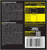 Vitamin C 1000 mg + Bioflavonoids | with Echinacea + Zinc - 120 Таблетки - Feel You