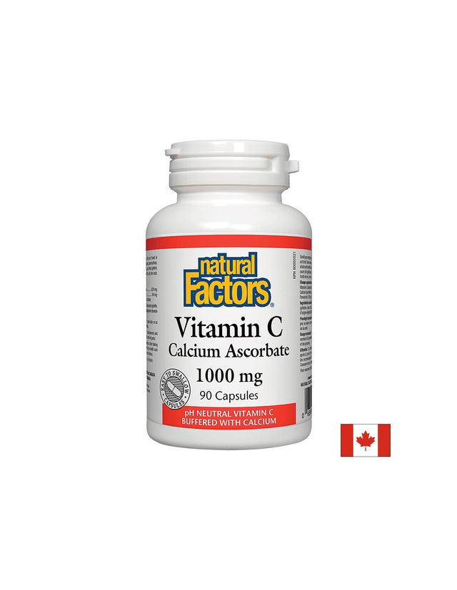 Vitamin C 1000 mg | Calcium Ascorbate Caps - 90 капсули - Feel You