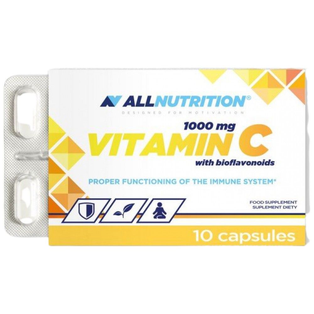 Vitamin C 1000 mg | with Bioflavonoids - 10 капсули - Feel You